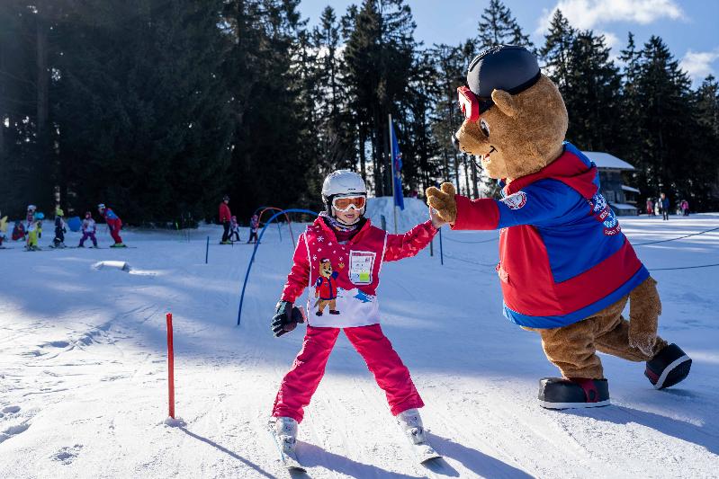Ski School with Artificial Snow