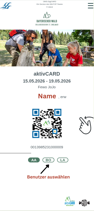 Wie wird die AktivCard benutzt?